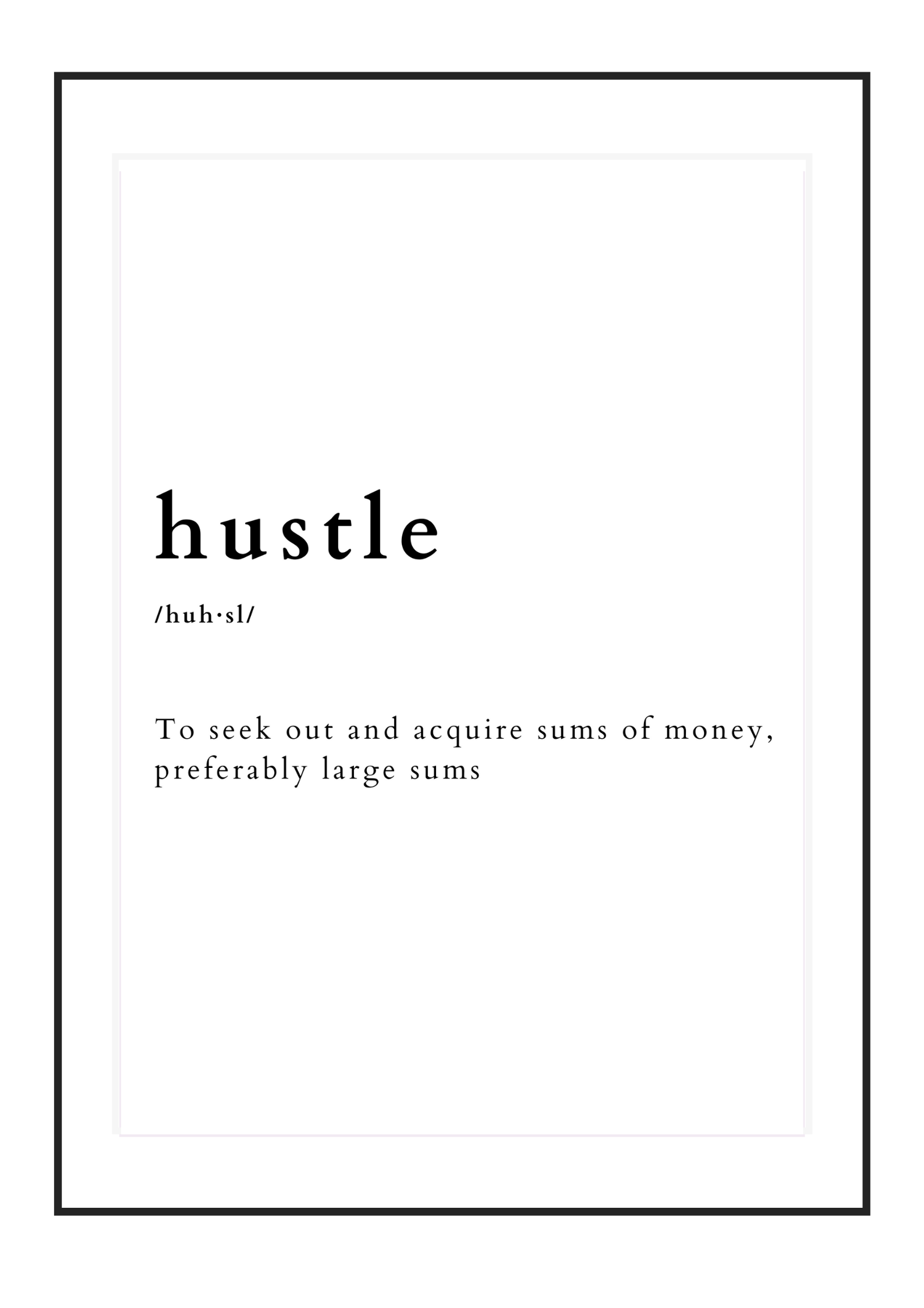 Poster Hustle 3