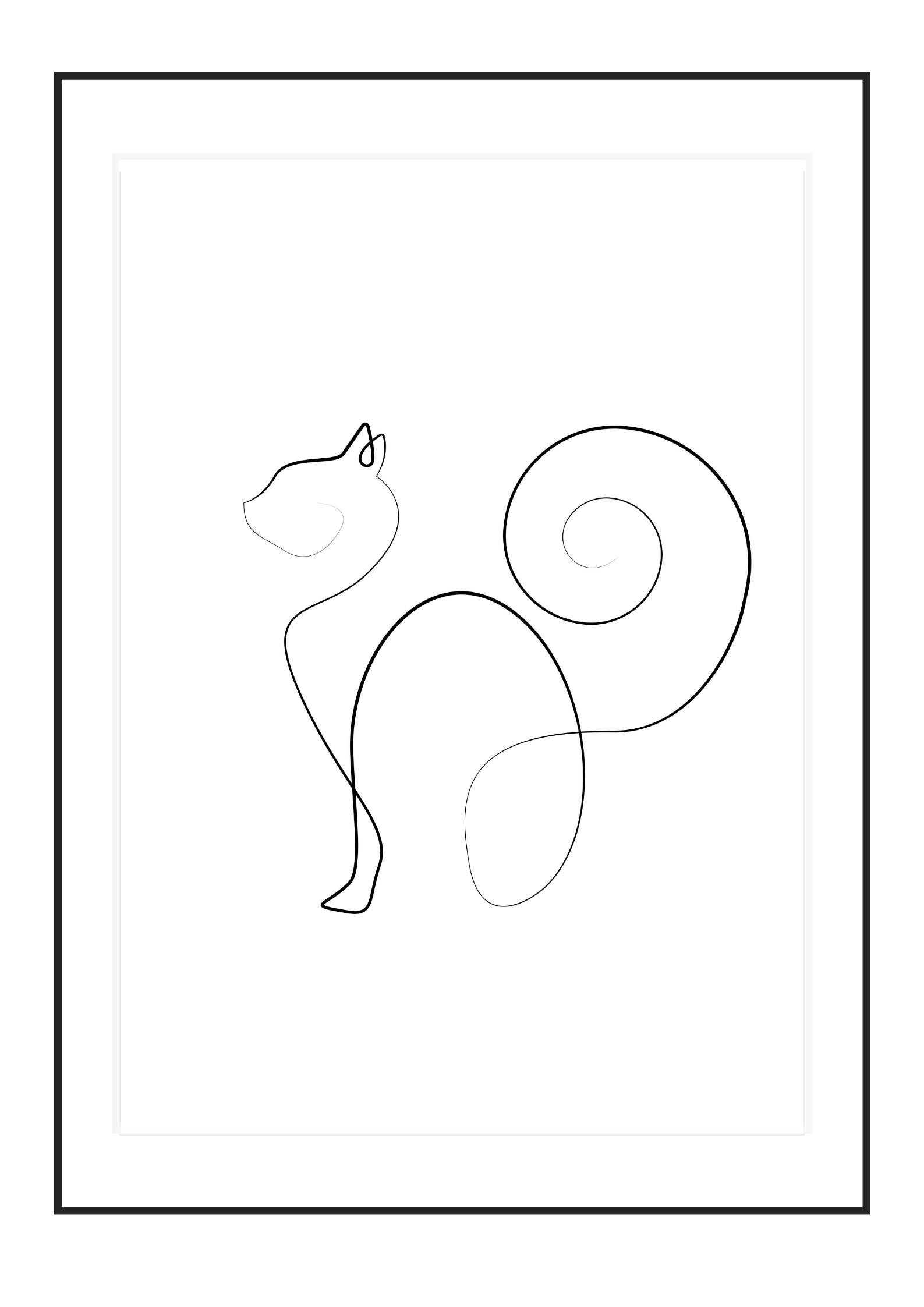 Poster Cat lines