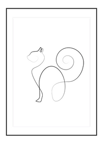 Poster Cat lines