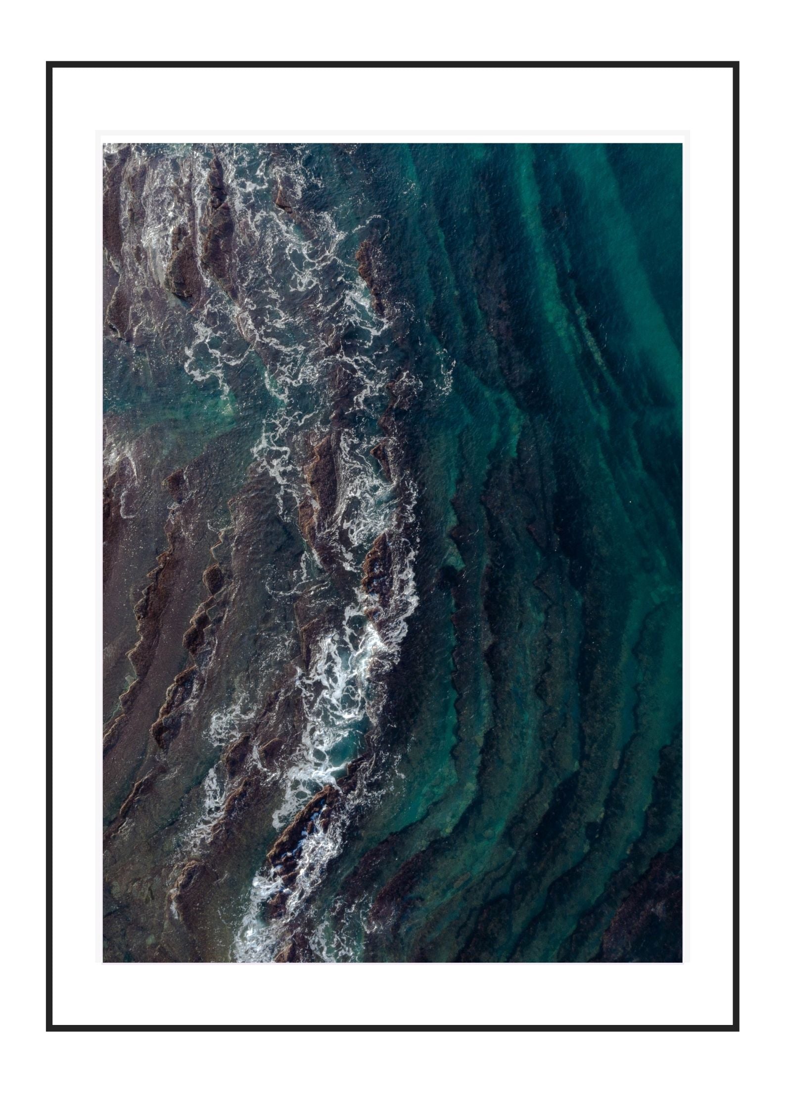 Crashing waves