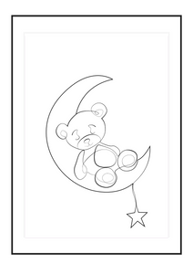 Poster Moon Teddy