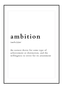 Poster Ambition 3