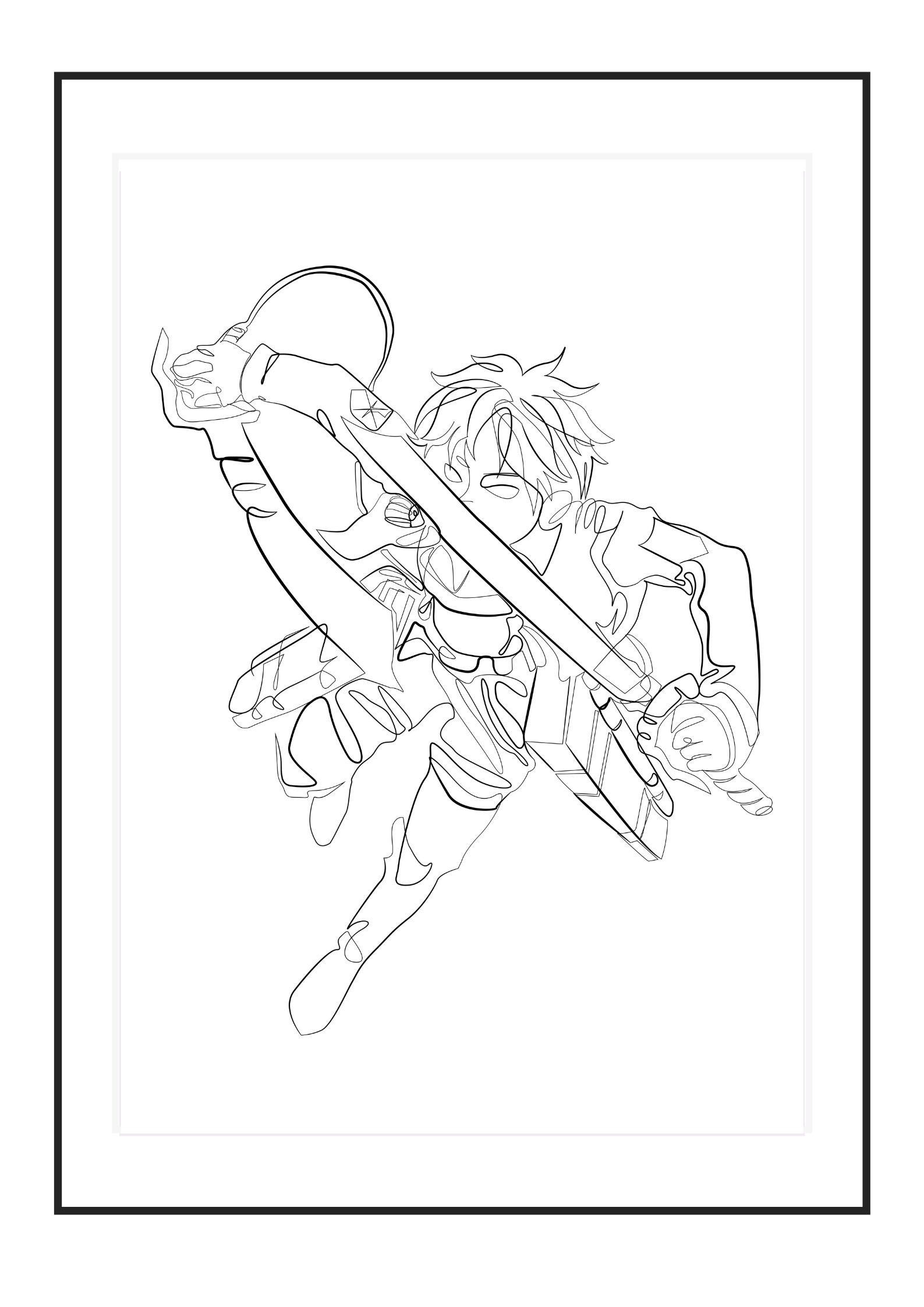 Poster Swords up (anime)