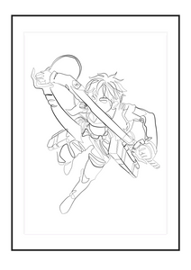 Poster Swords up (anime)