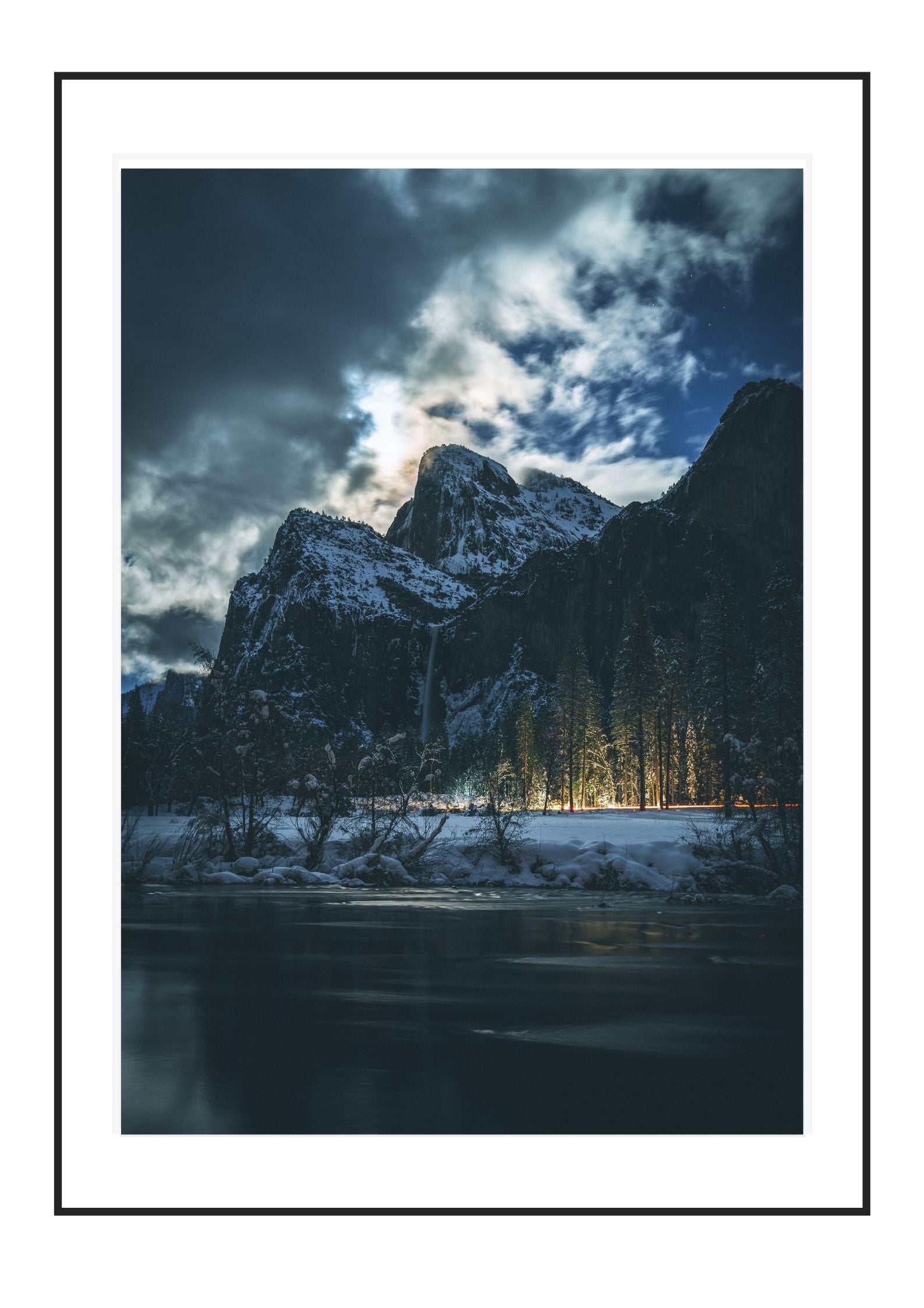 Light beneath the mountain