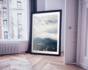 Mountains in the distance