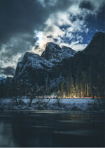Light beneath the mountain
