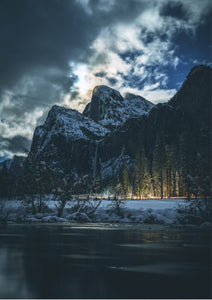 Light beneath the mountain