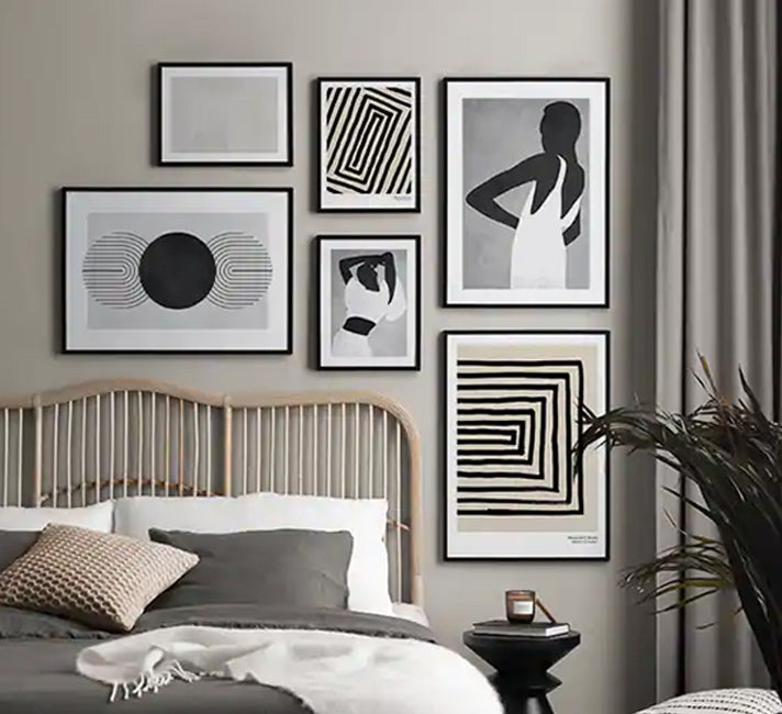 Graphic Pose Gallery Wall