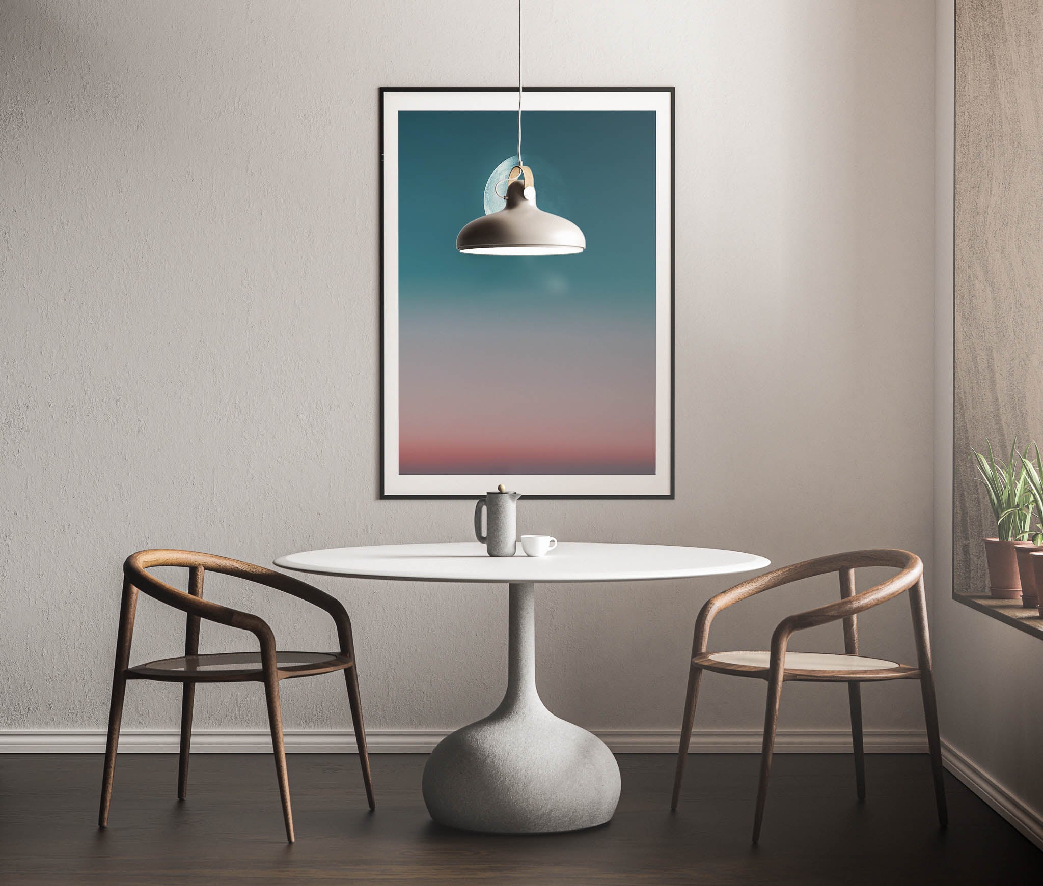 Ombre Moon