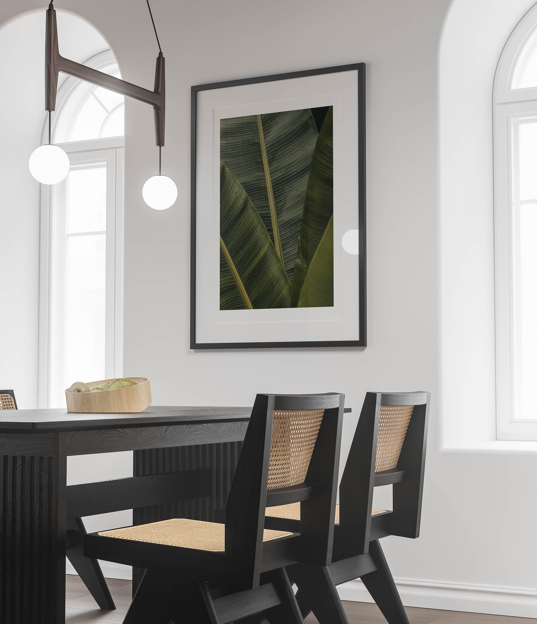 Banana leaves