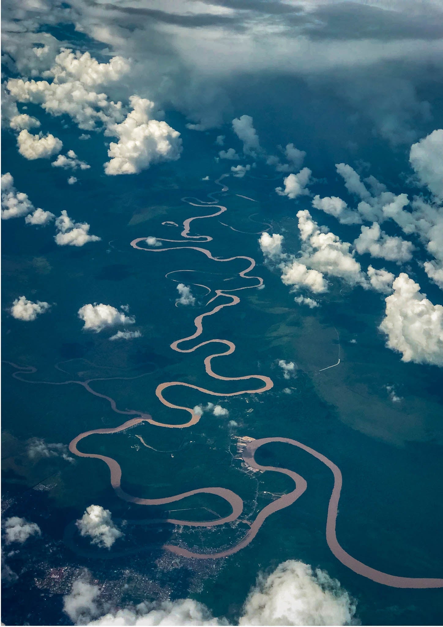 Winding river
