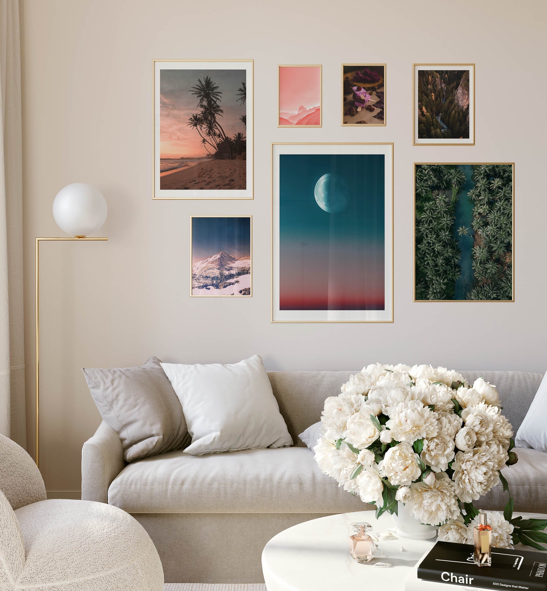 Ombre Moon